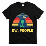 Ew People  Ufo Alien Costume T-Shirt - Black