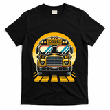 Funny Bus With Sunglasses School Bus Driver Back To School Funny Gift T-Shirt - Black