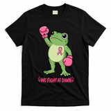 Funny Frog Chemo We Fight At Dawn Breast Cancer T-Shirt - Black