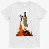 Funny Fuck It Witch Fuck It Witch On Fire T-Shirt - White