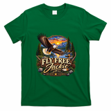Fly Free Jackie Bald Eagle RIIP T-Shirt - Irish Green