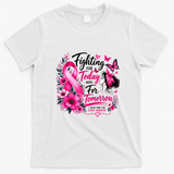 Fighting For Today Hope For Tommarow Breast Cancer T-Shirt - White