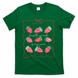Fourth Grade Is My Jam Strawberry 4th Grade Teacher T-Shirt - Green