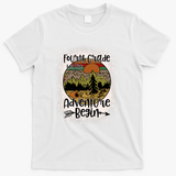 Fourth Grade Let The Adventure Begin Team 4th Grade Teacher T-Shirt - White