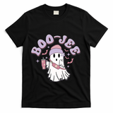Funny Halloween Boo Jee Ghost T-Shirt - Black