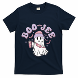 Funny Halloween Boo Jee Ghost T-Shirt - Navy