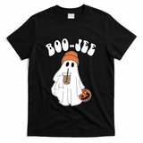 Funny Halloween Boo Jee Ghost Ing Coffee Cool Gift T-Shirt - Black