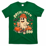 Funny Halloween Bruh I Mean Boo Ghost T-Shirt - Irish Green