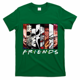 Friends Halloween Horror Squad Parody T-Shirt - Irish Green