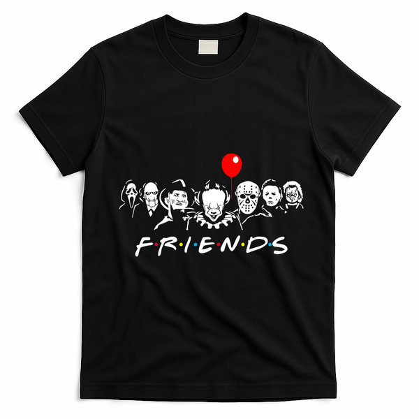 Friends Halloween Parody T-Shirt - Black