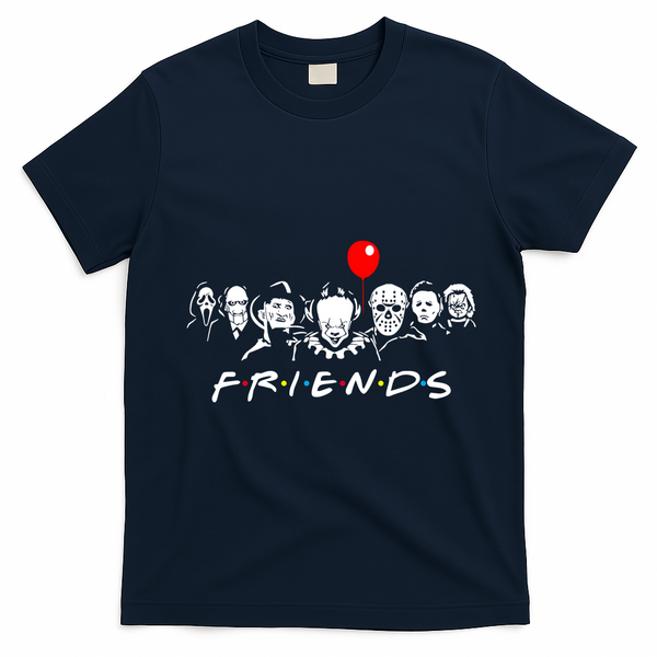 Friends Halloween Parody T-Shirt - Navy Blue