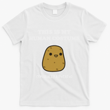 Funny Potato Humour This Is My Human Costume Halloween Potato T-Shirt - White