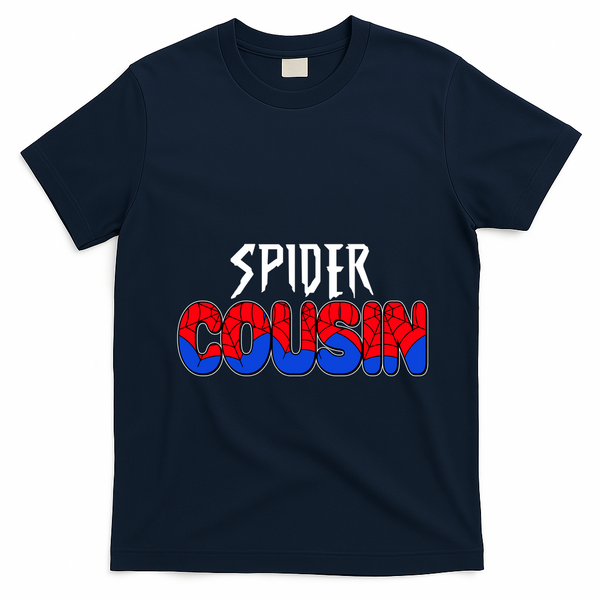 Funny Spider Cousin Matching Family Shirts T-Shirt - Navy Blue