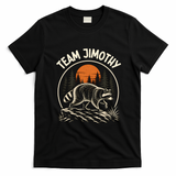 Funny Team Jimothy Raccoon Wilderness T-Shirt - Black