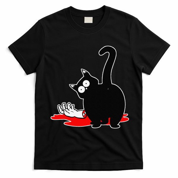 Guilty Black Cat T-Shirt - Black