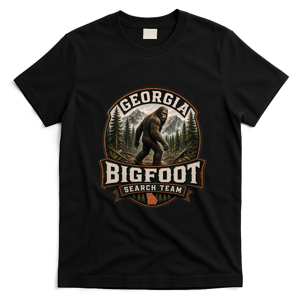 Georgia Bigfoot Search Team Adventure T-Shirt - Black