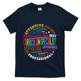 Groovy Curriculum Specialist Appreciation Back To School T-Shirt - Navy
