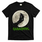 Gabaghoul Hand Moon Funny Halloween T-Shirt - Black