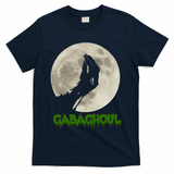 Gabaghoul Hand Moon Funny Halloween T-Shirt - Navy