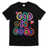 God Is Good Christian Religious T-Shirt - Black