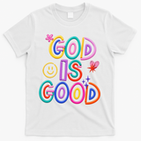 God Is Good Christian Religious T-Shirt - White