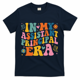 Groovy In My Assistant Principal Era School Worker T-Shirt - Navy