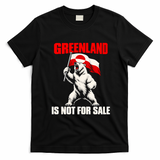 Greenland Is Not For Sale Arctic Polar Bear T-Shirt - Black