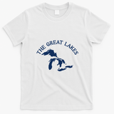 Great Lakes Upper Peninsula Gift Lake Michigan T-Shirt - White