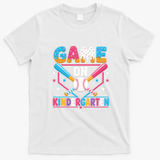 Game On Kindergarten Baseball Students Teachers T-Shirt - White
