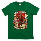 Gridiron Ronin – Bigfoot Samurai Football Warrior T-Shirt - Irish Green