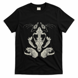 Goth Skulls & Bones Vulture Culture Taxidermy Gothic T-Shirt - Black