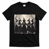 Girl Will Be Girl Witch Halloween Funny Witchy Vibes Women T-Shirt - Black
