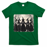 Girl Will Be Girl Funny Witch Halloween Vibes Feminist Gift T-Shirt - Irish Green