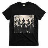 Girls Will Be Girls Halloween Witch T-Shirt - Black