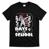 Happy 101 Days Of School Funny Dabbing Dog Pencil T-Shirt - Black
