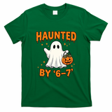 Haunted By 6-7 Halloween 67 Meme T-Shirt - Irish Green