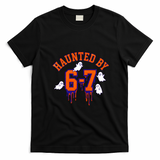 HAUNTED By 6-7 Spooky Halloween 67 Meme T-Shirt - Black