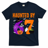 Haunted By 67 Six Seven Halloween 6-7 T-Shirt - Navy