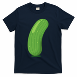 Halloween Diy Cucumber Pickle Veggie Costume T-Shirt - Navy