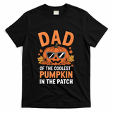 Halloween Dad Of The Coolest Pumpkin In The Patch Gift T-Shirt - Black