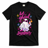 Hot Ghoul Summer Funny Cute Halloween T-Shirt - Black