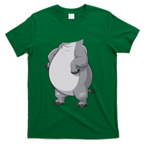 Hippo Hippopotamus Costume Gift T-Shirt - Green