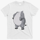 Hippo Hippopotamus Costume Gift T-Shirt - White
