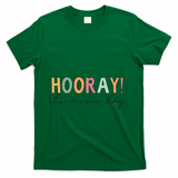 Hooray Its Music Day Music Teacher Back To School T-Shirt - Green