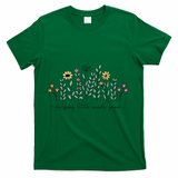Helping Little Minds Grow Teacher Back To School First Day T-Shirt - Green