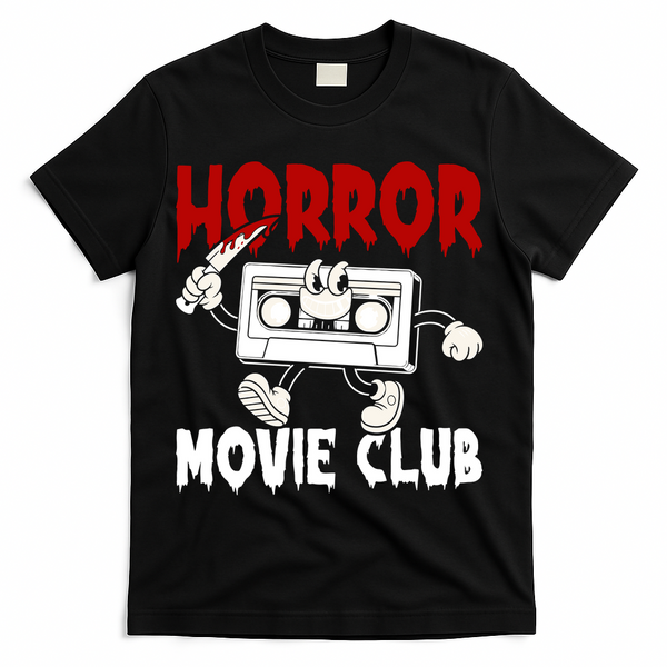 Horror Movie Club T-Shirt - Black