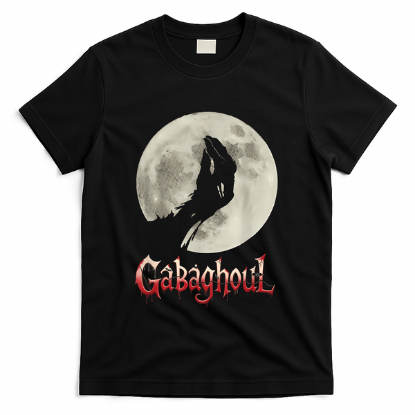 Hand Moon Gabagool Halloween T-Shirt - Black
