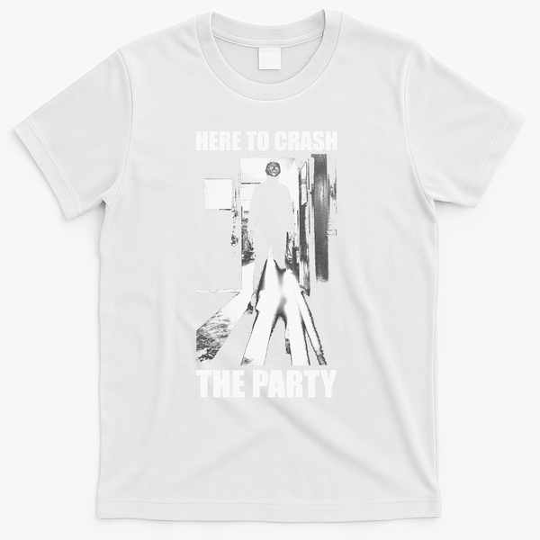 Halloween M.I.C.H.A.E.L Myers Here To Crash The Party T-Shirt - White