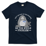 Hello My Name Is Neil Funny Seal Character Gift T-Shirt - Navy Blue