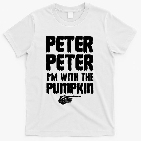 Halloween Peter Peter IM With The Pumpkin T-Shirt - White